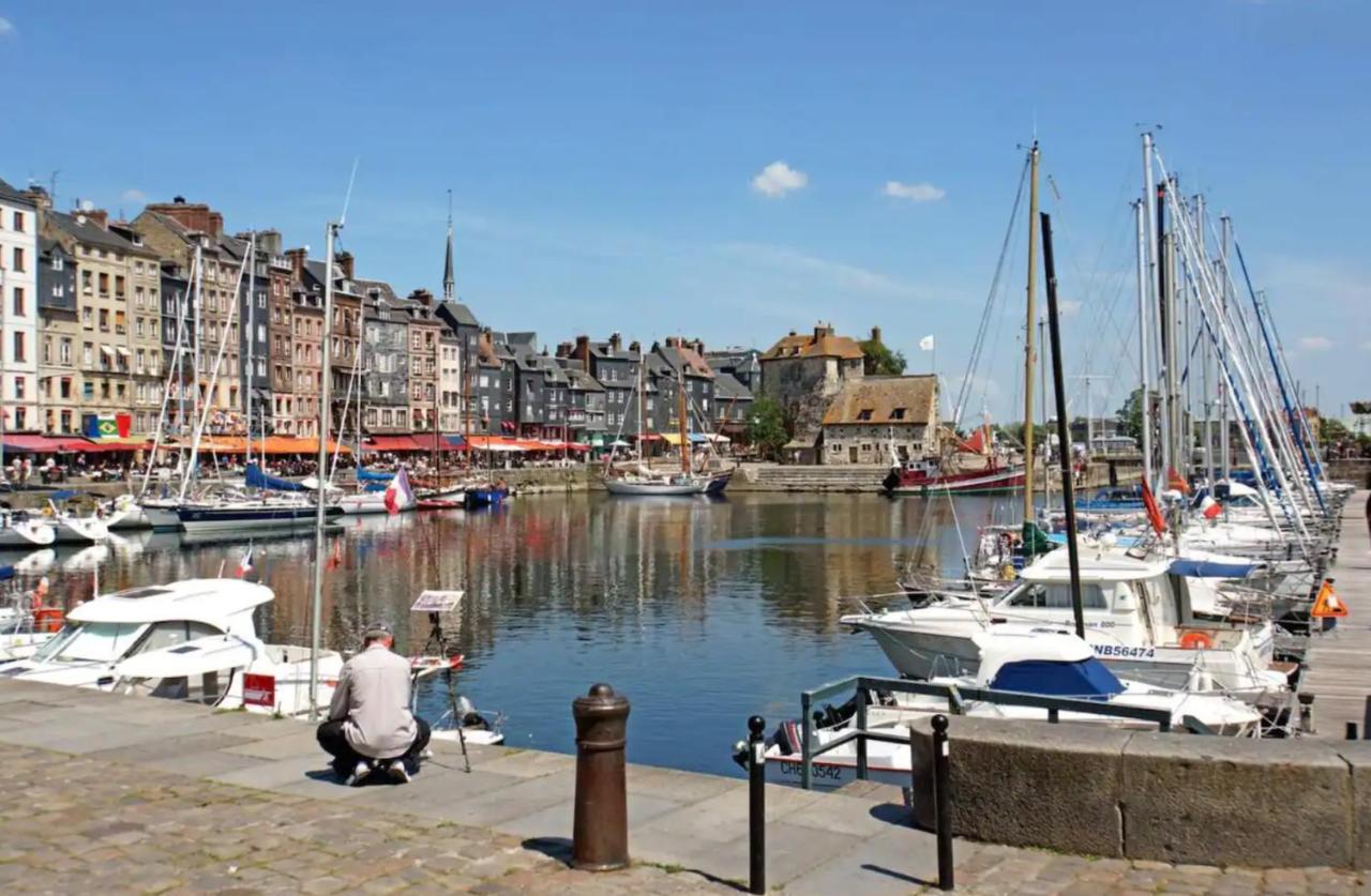 Maison Cosy Proche De La Plage De Honfleur Exterior foto
